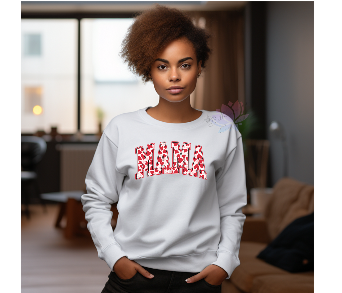 Mama Hearts Crewneck